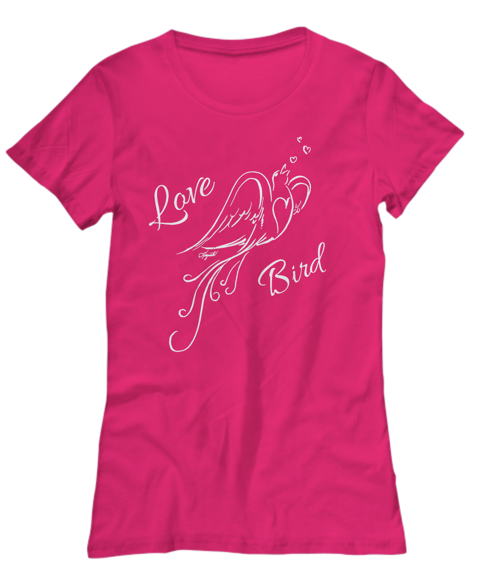 T-Shirt LOVE BIRD, by Auguste