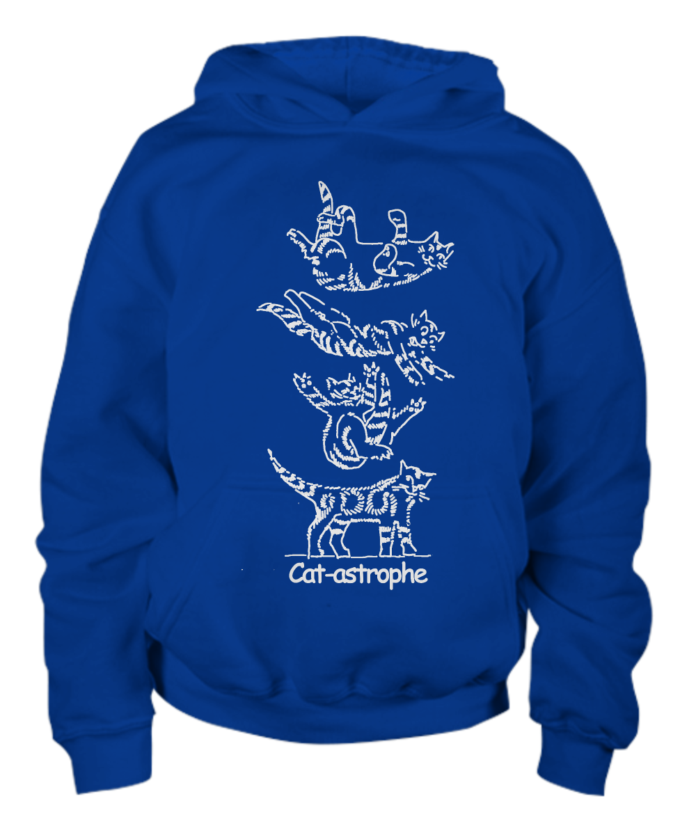 CAT-ASTROPHE, by Auguste Youth Hoodie