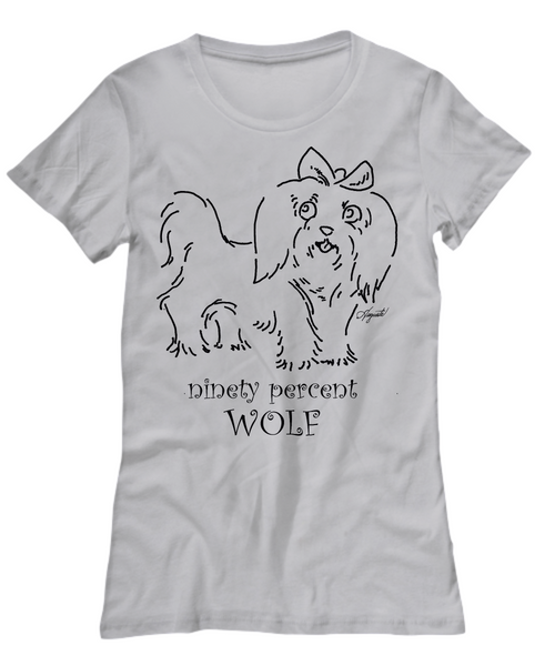 T-Shirt NINETY PERCENT WOLF by Auguste