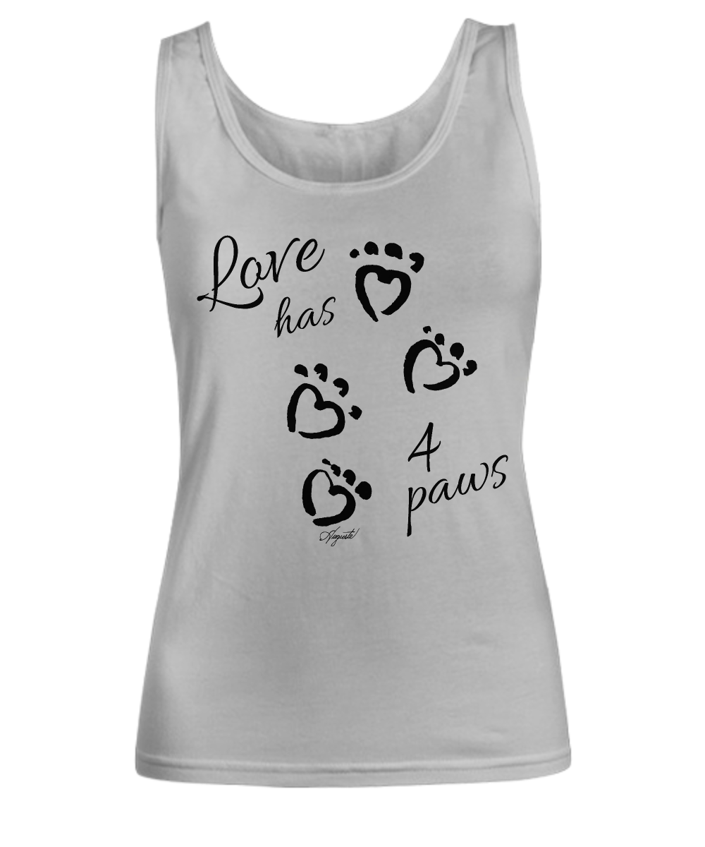 T-Shirt LOVE HAS 4 PAWS, by Auguste