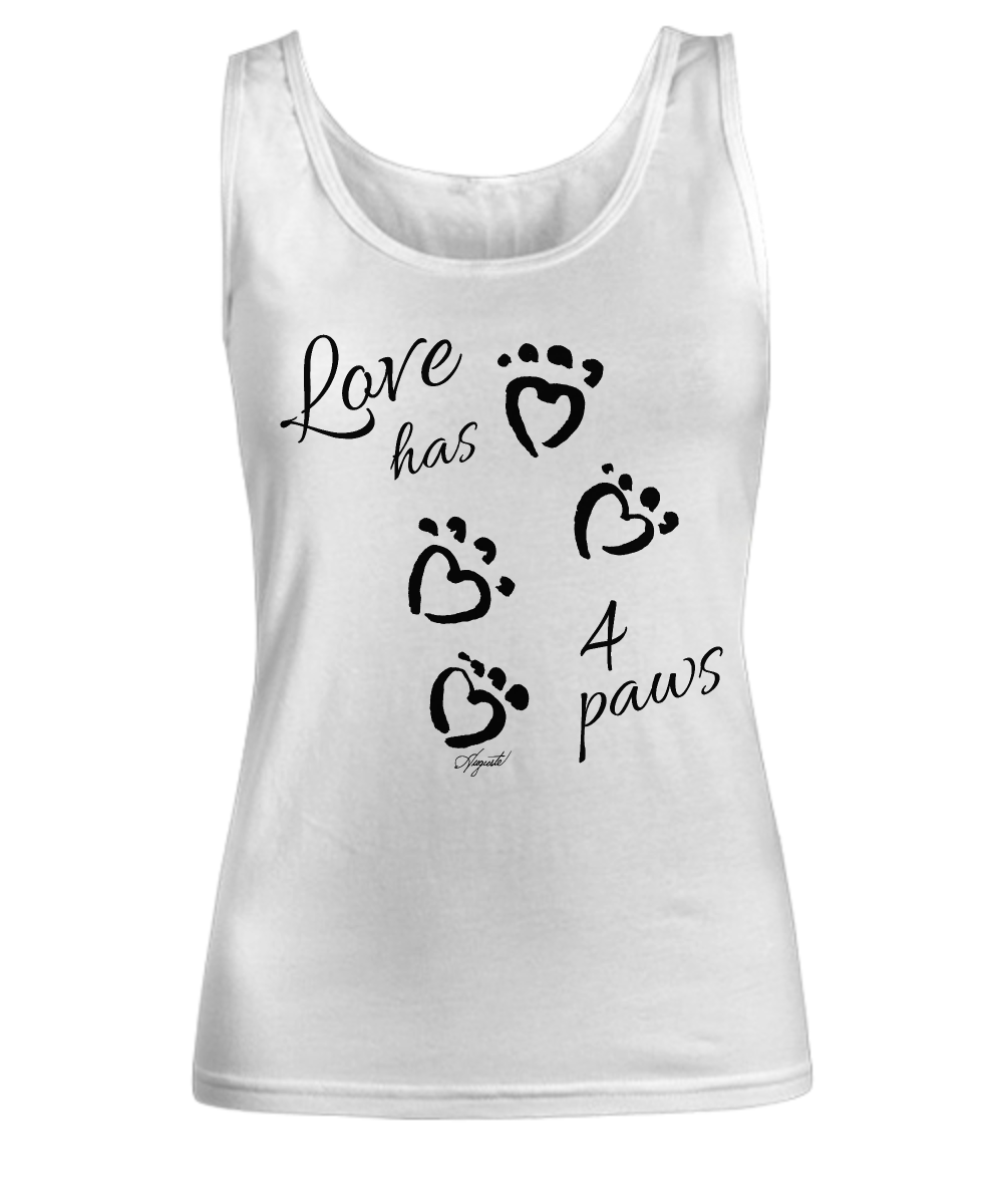 T-Shirt LOVE HAS 4 PAWS, by Auguste