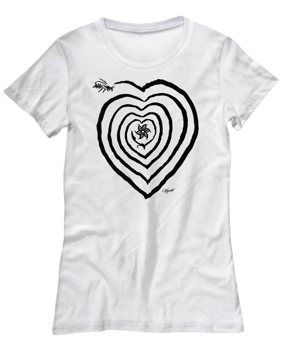 T-Shirt HEART OF LOVE, by Auguste