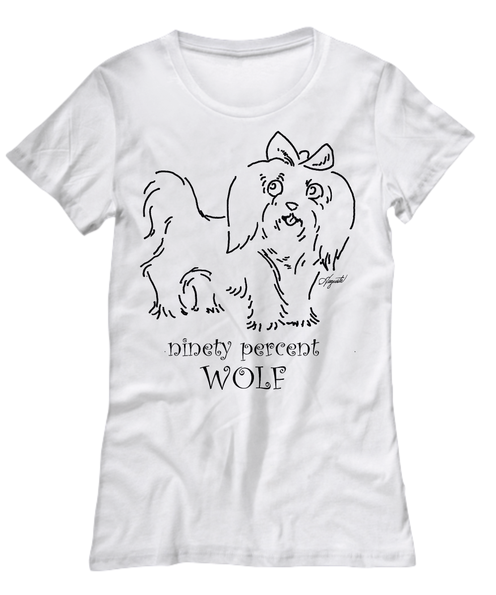 T-Shirt NINETY PERCENT WOLF by Auguste