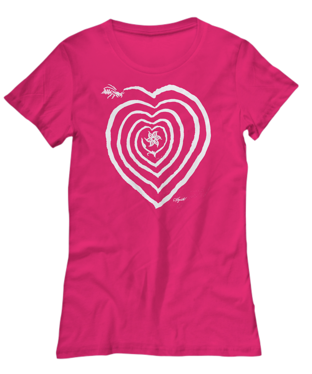 T-Shirt HEART OF LOVE, by Auguste