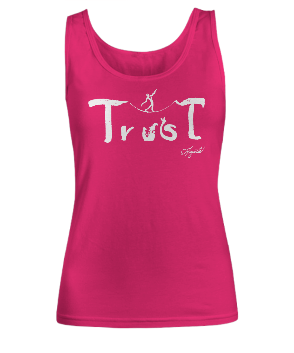 Women's tank, TRUST, by Auguste