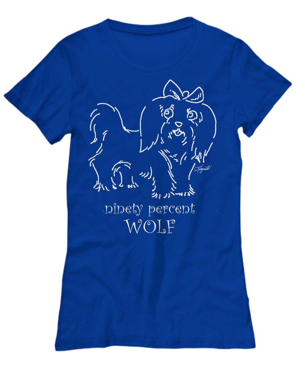 "Ninety Percent Wolf" Women's Tee