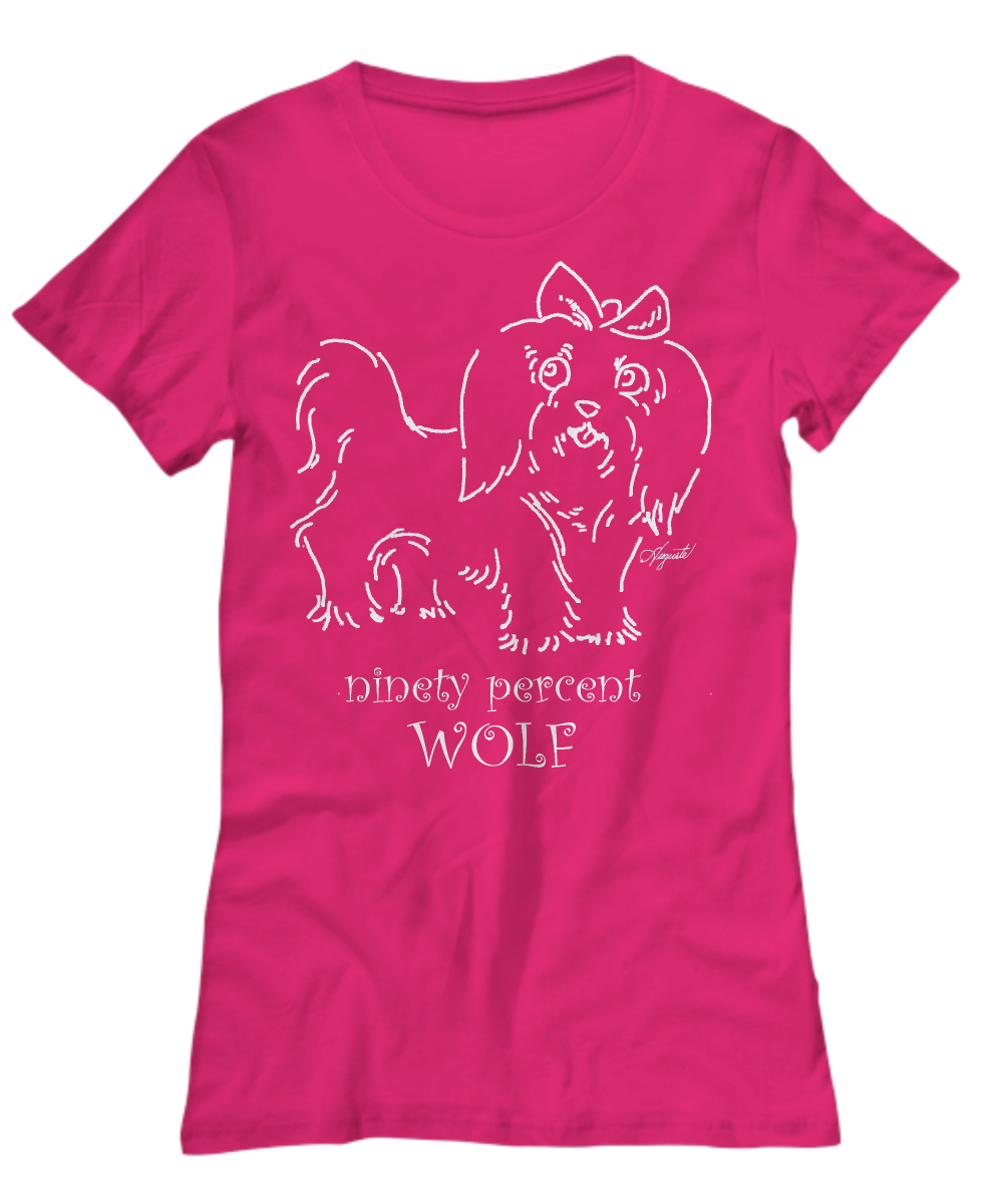 "Ninety Percent Wolf" Women's Tee